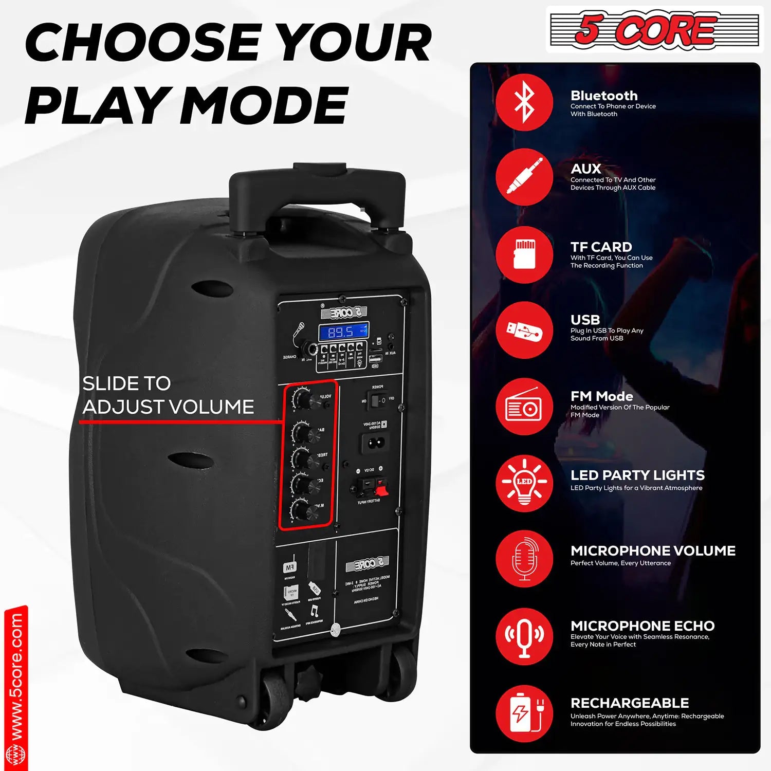 Room-Filling Sound — Portable Bluetooth Speaker