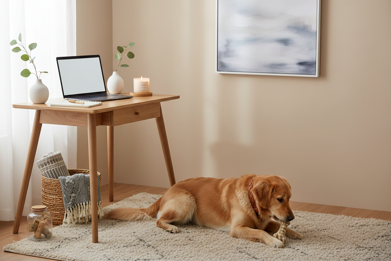 simple image for an online shop of pet products, business and home products, and accessories